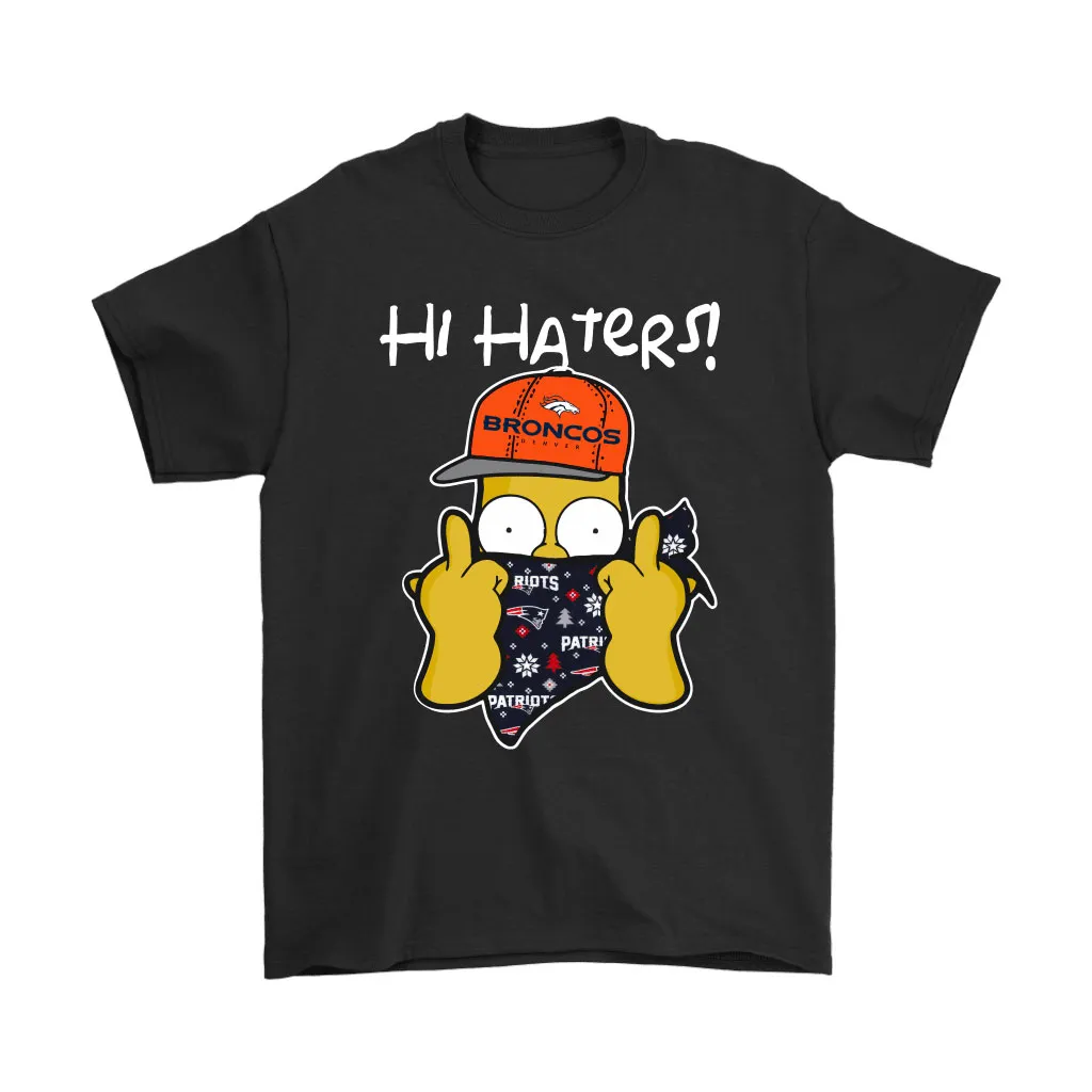 The Simpsons Christmas Gangster Hi Hater Denver Broncos Men Women T-shirt, Hoodie, Sweatshirt