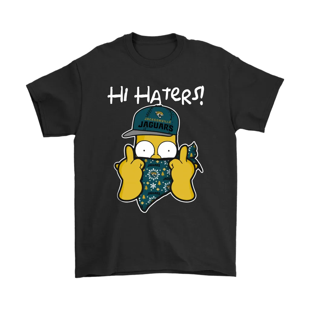 The Simpsons Christmas Gangster Hi Hater Jacksonville Jaguars Men Women T-shirt, Hoodie, Sweatshirt