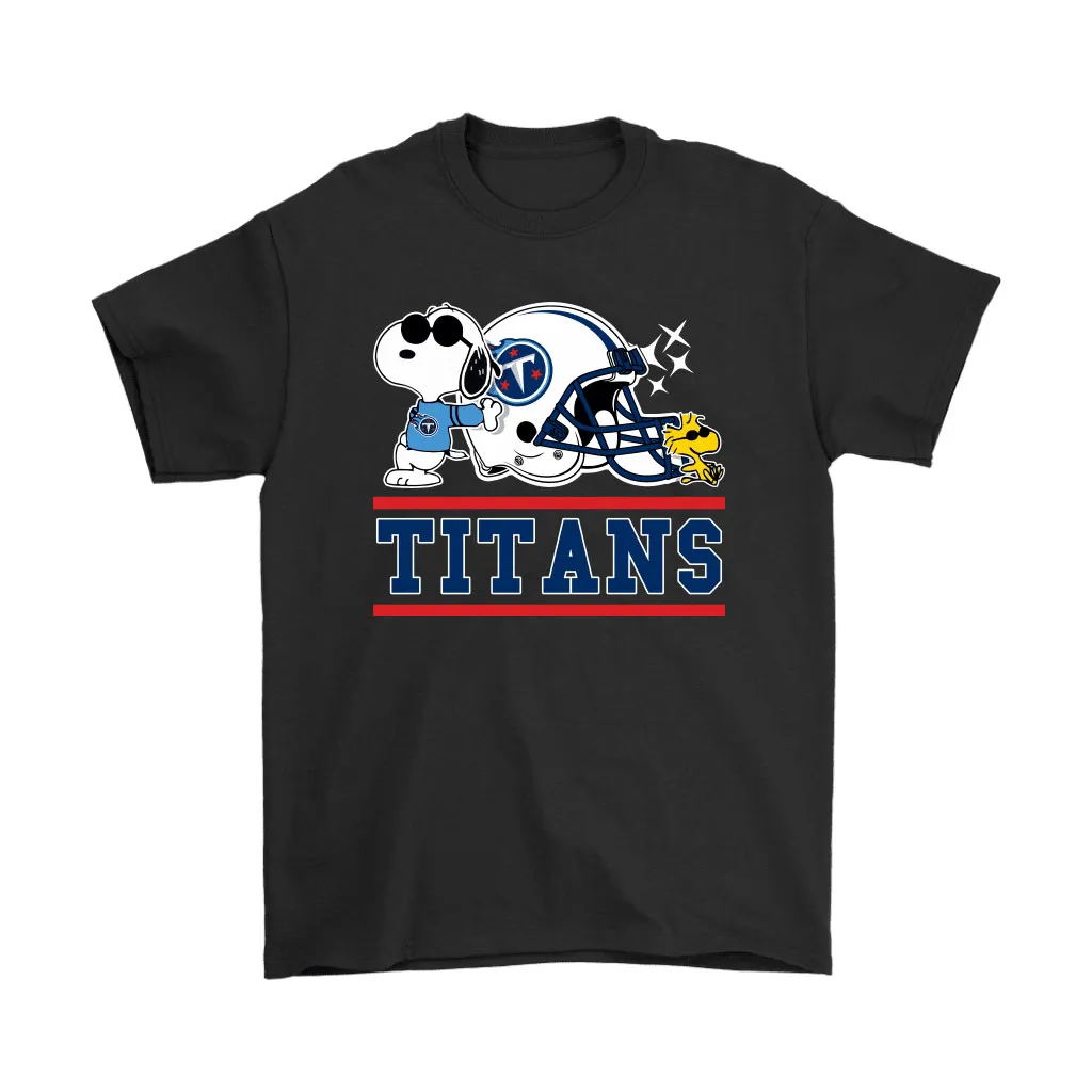 The Tennessee Titans Joe Cool And Woodstock Snoopy Mashup Men Women T-shirt, Hoodie, Sweatshirt