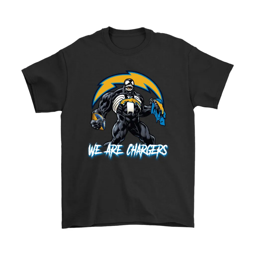 We Are The Chargers Venom X Los Angeles Chargers Nfl Men Women T-shirt, Hoodie, Sweatshirt